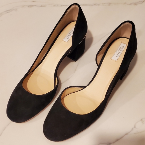 *final price* Cole Haan black "Laree Grand" suede pumps sz 9AA - Picture 2 of 9